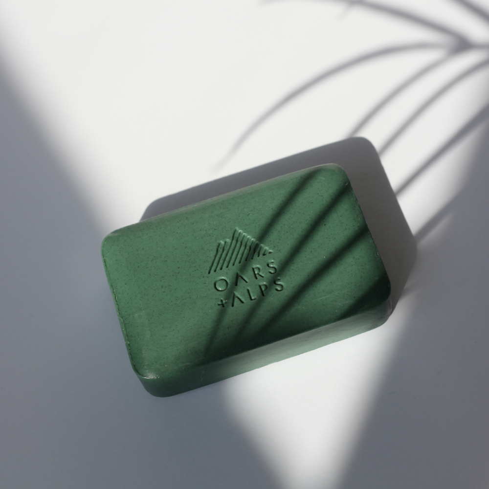 Peppermint Charcoal Men's Bar Soap w/ Shea Butter, Refresh