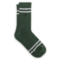 Crew Sock - Olivine Stripe