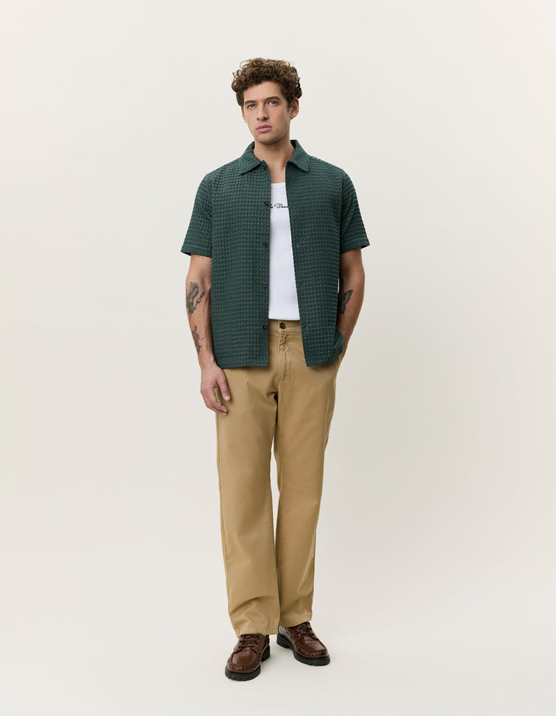 Check Seersucker SS Shirt