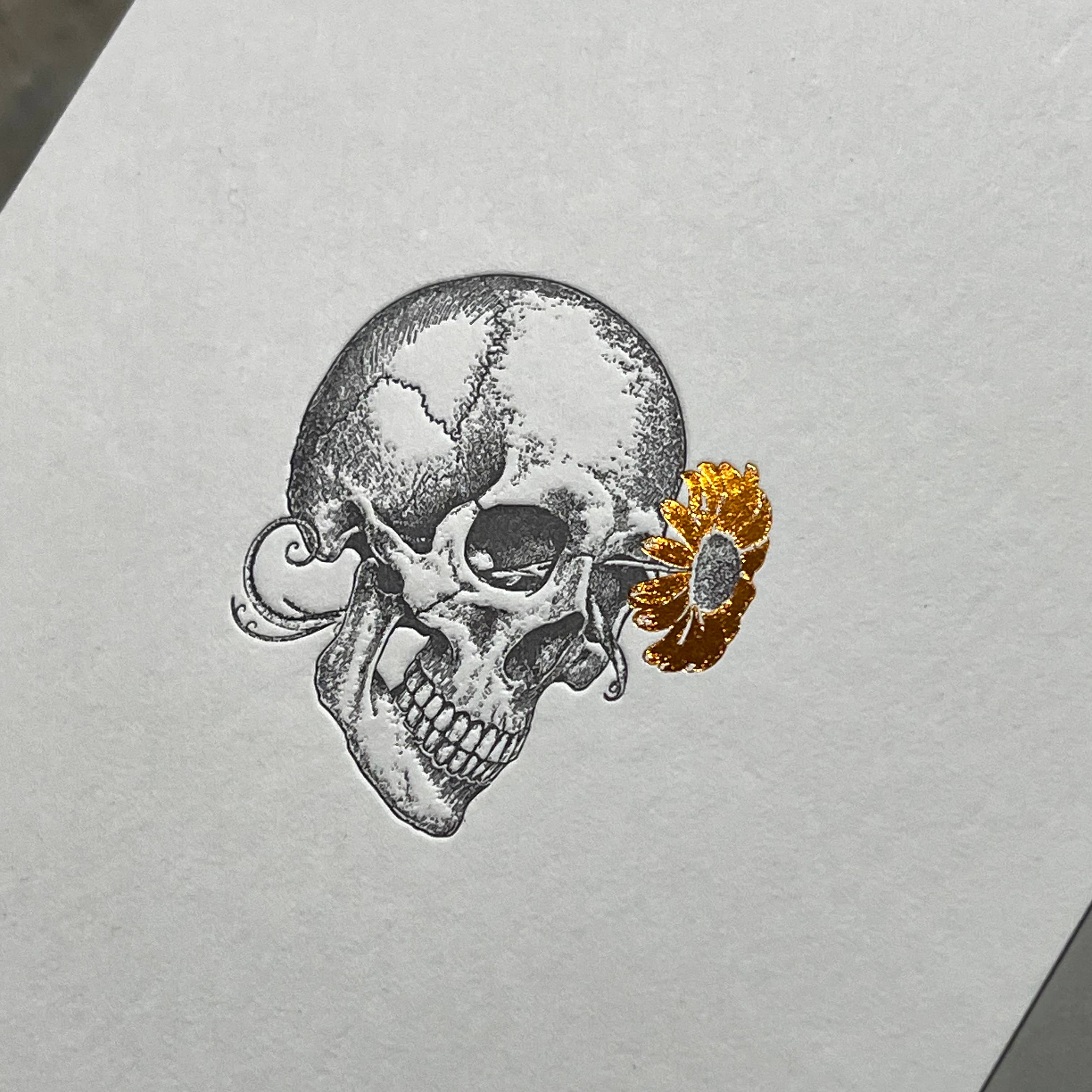 Notecard / Skull