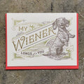 Card / My Wiener Longs