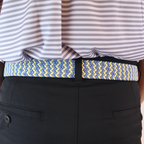 The Fairhope Woven Elastic Stretch Belt