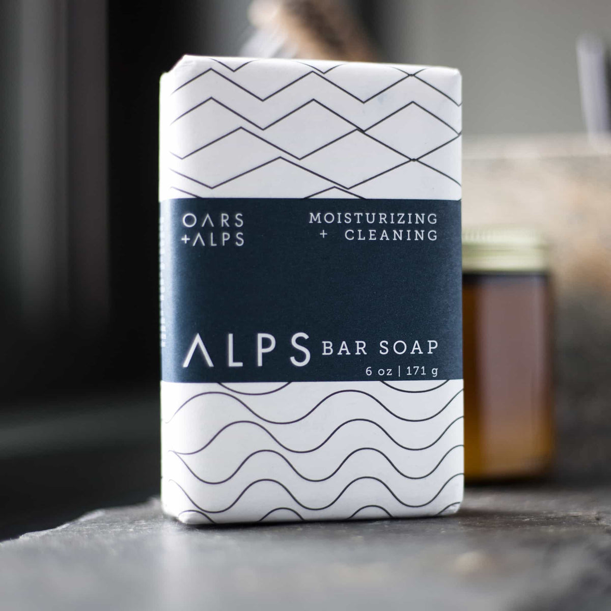 Moisturizing Alps Men's Bar Soap, Shea Butter and Jojoba Oil