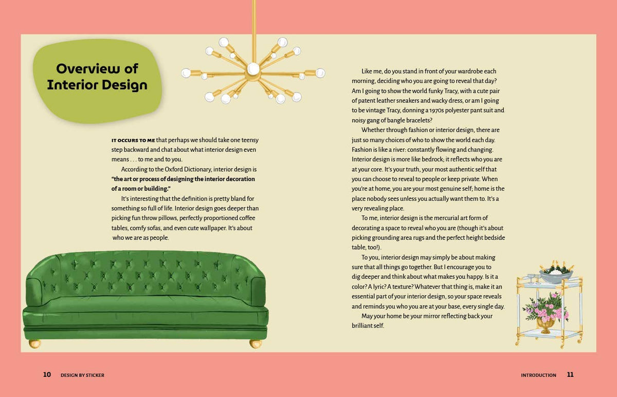 Design by Sticker: An Interior Design Sticker Book