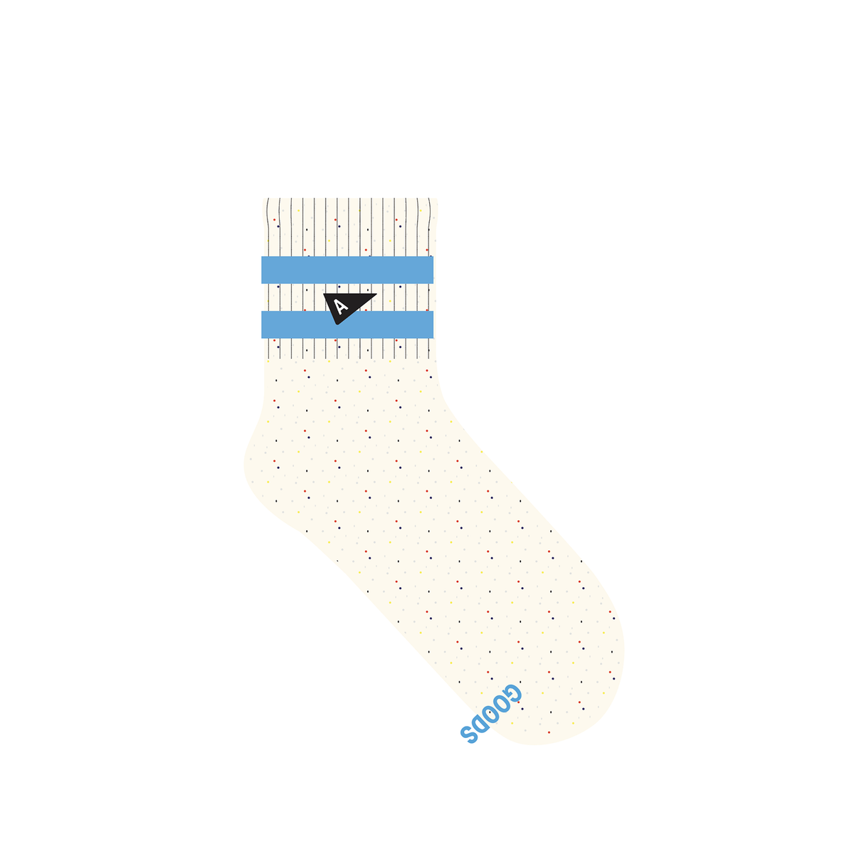 Ankle Sock - Steel Stripe