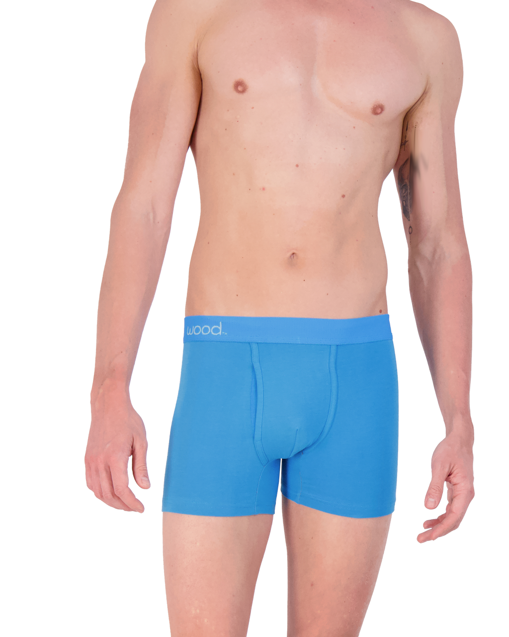 Boxer brief w/fly-Swedish Blue-SB05