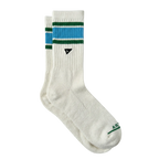 Crew Sock - Blue Retro Stripe