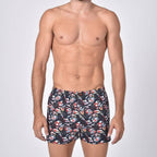 Black Comic Strip Print Boxers