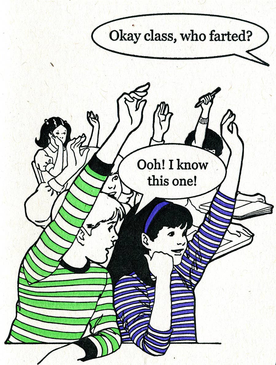 Who Farted Greeting Card