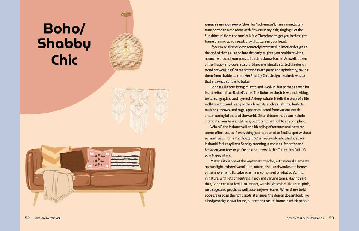 Design by Sticker: An Interior Design Sticker Book