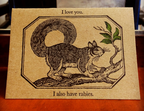 Rabid Love Greeting Card