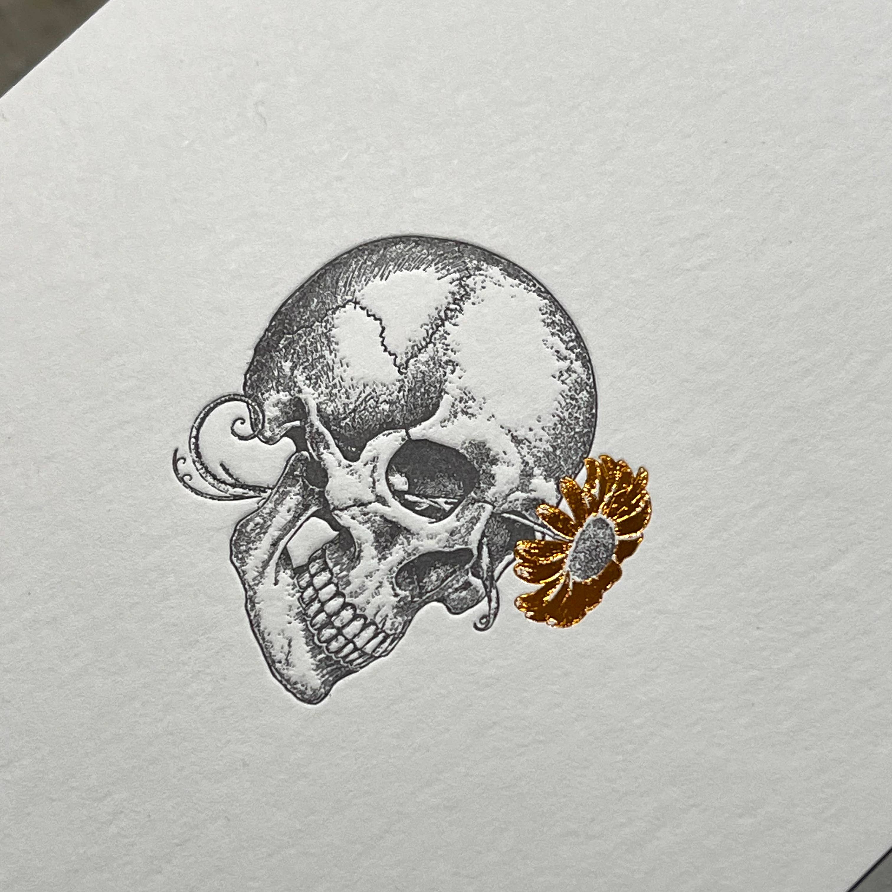 Notecard / Skull