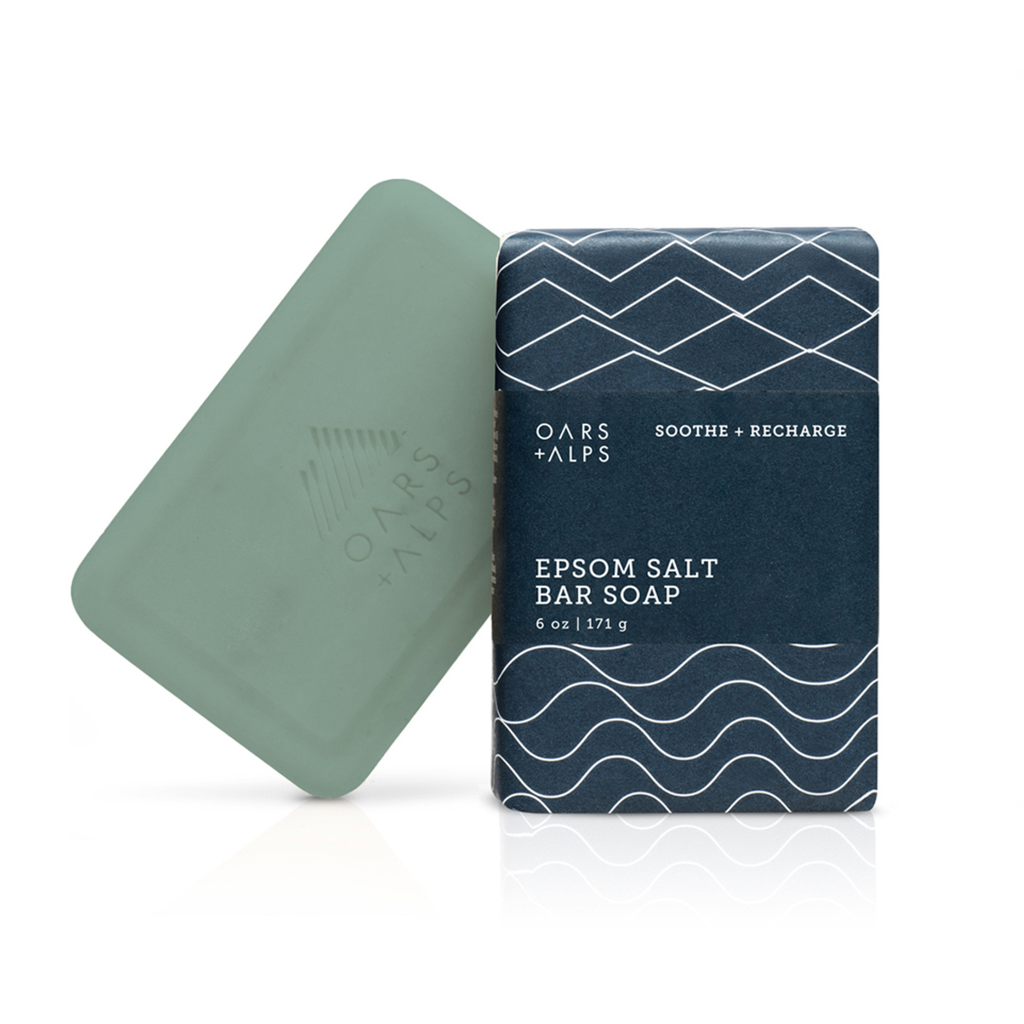 Epsom Salt Men's Bar Soap, Post Gym Recovery