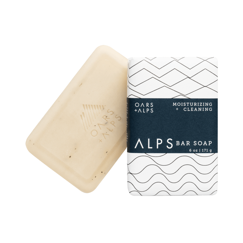 Moisturizing Alps Men's Bar Soap, Shea Butter and Jojoba Oil