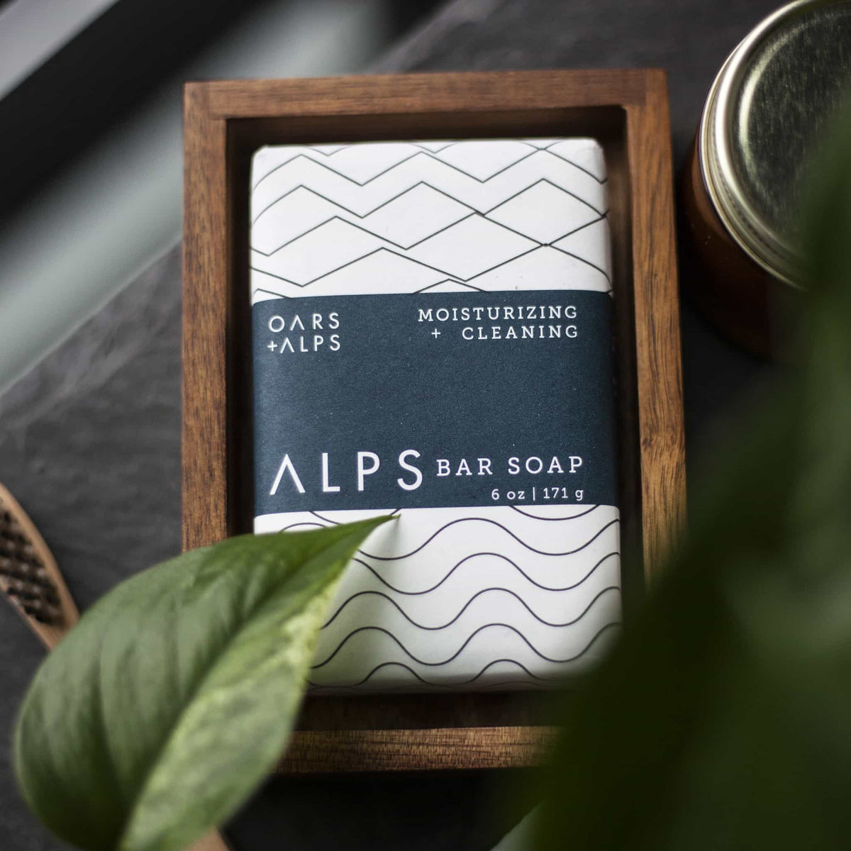 Moisturizing Alps Men's Bar Soap, Shea Butter and Jojoba Oil
