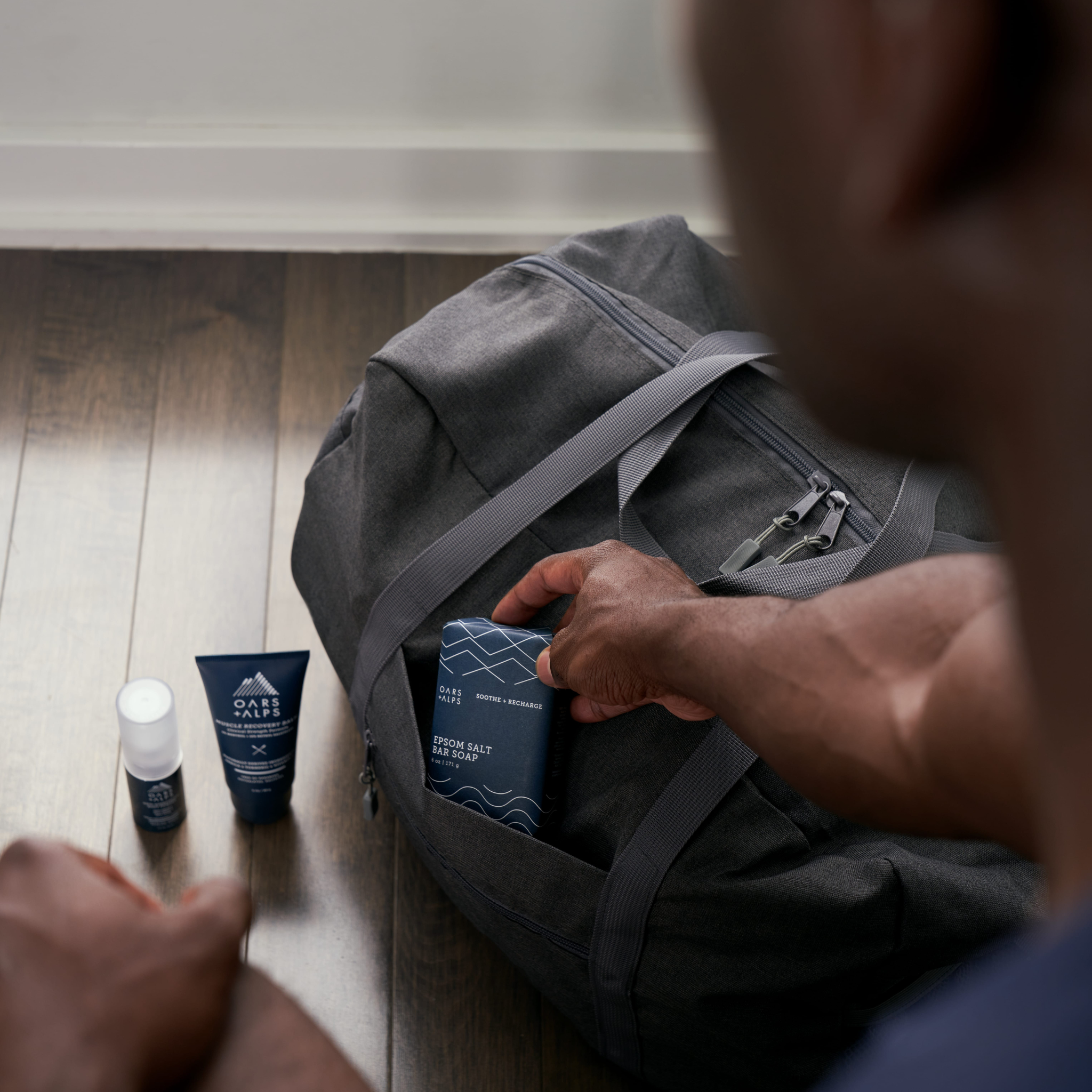 Epsom Salt Men's Bar Soap, Post Gym Recovery