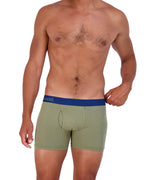 Boxer brief w/fly-olive