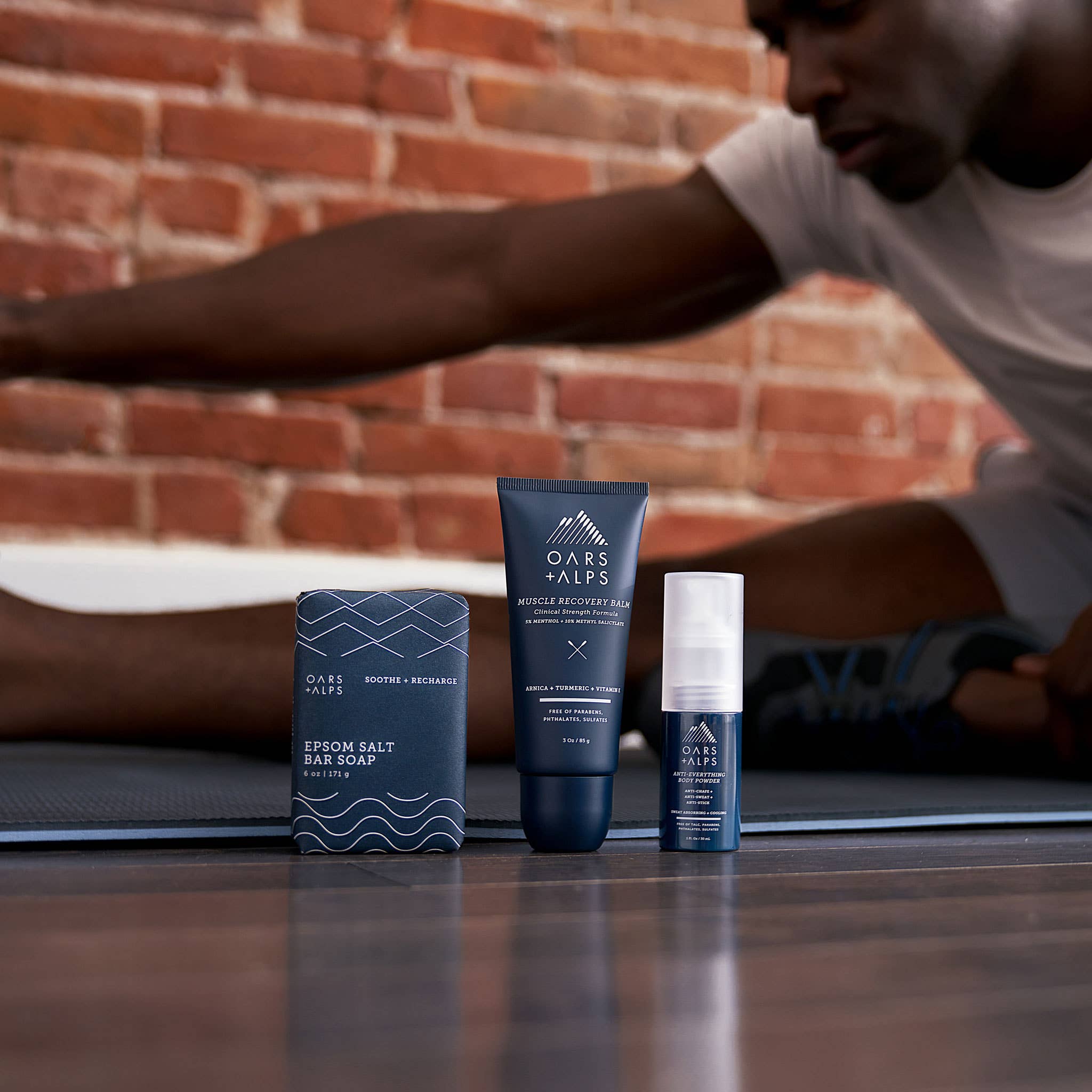 Epsom Salt Men's Bar Soap, Post Gym Recovery