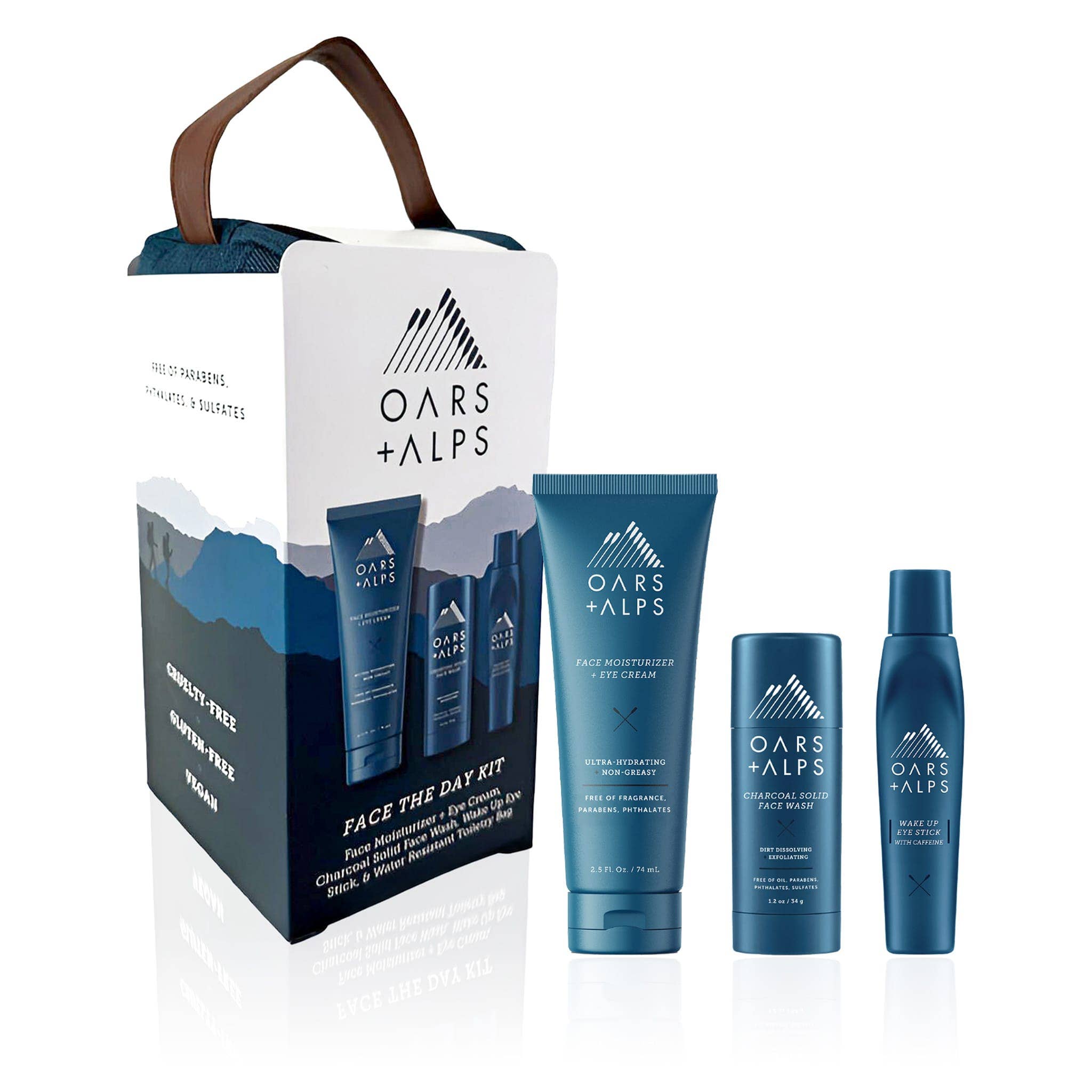 Face the Day Kit Men's 3-Step Cleansing Gift Set
