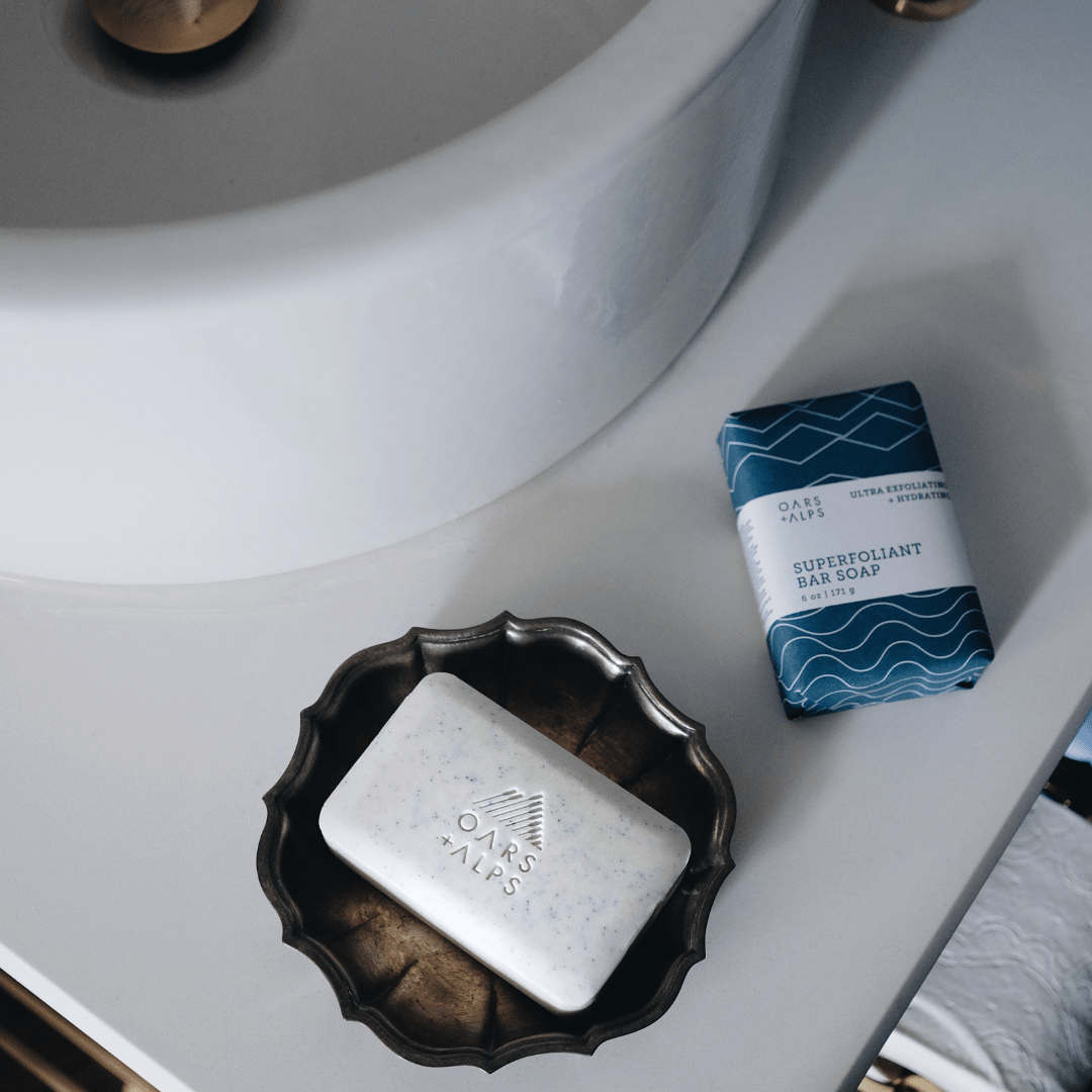 Superfoliant Exfoliating Men's Bar Soap, Refresh, Nourish