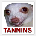 Tannins Dog Sticker