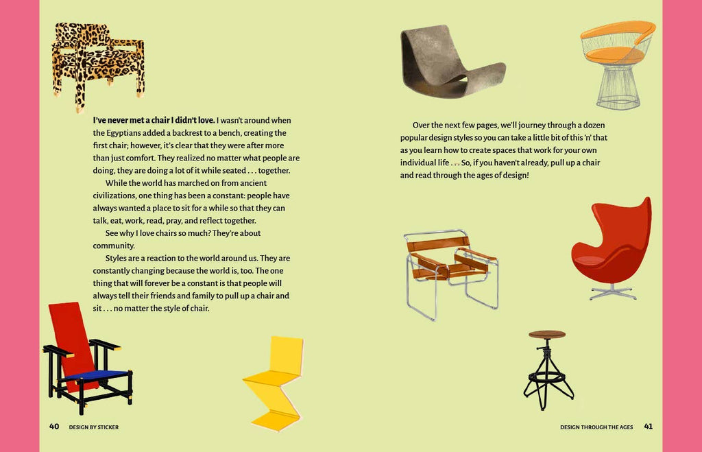 Design by Sticker: An Interior Design Sticker Book