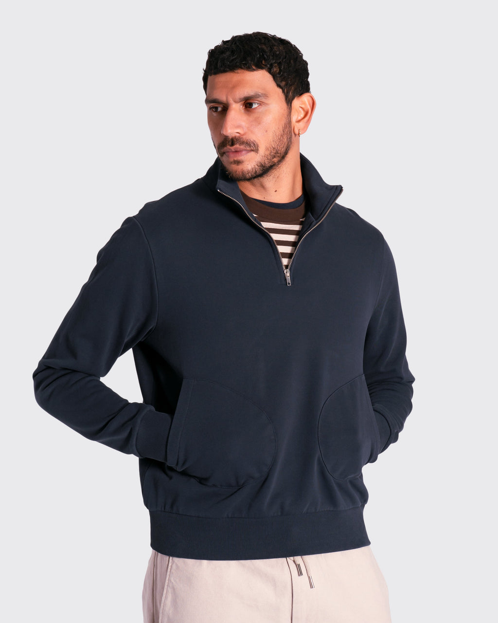 Funnel Neck Sweatshirt
