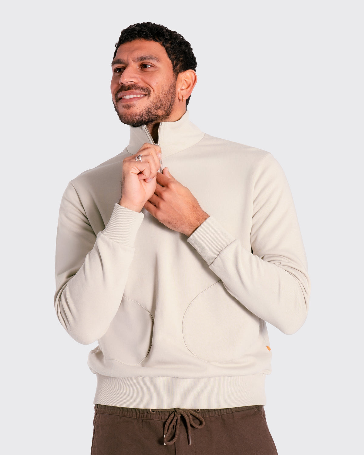 Funnel Neck Sweatshirt
