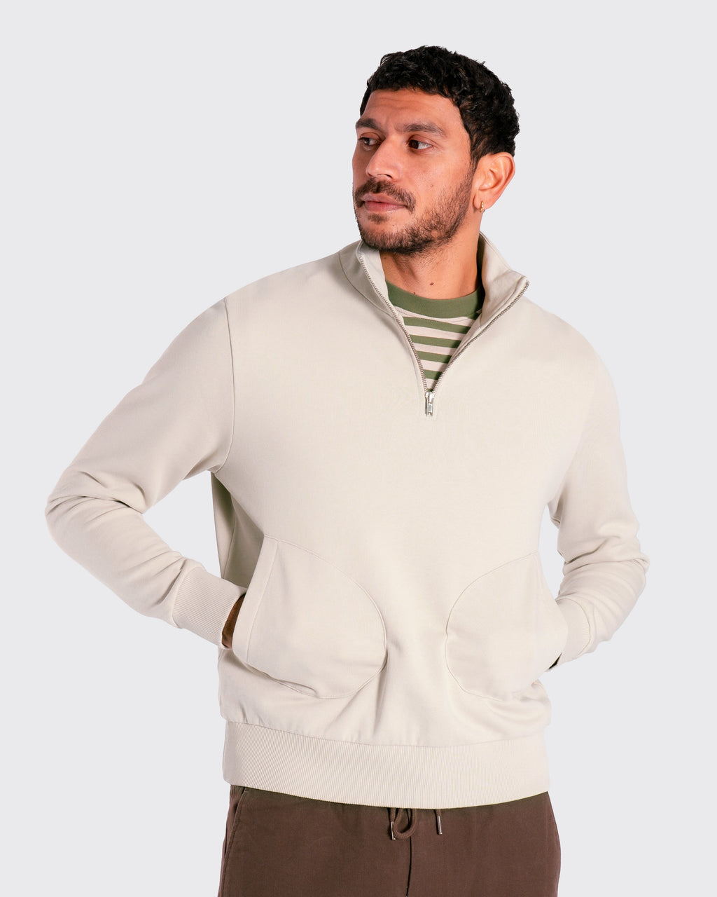 Funnel Neck Sweatshirt
