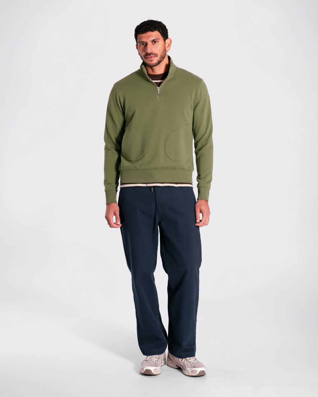 Funnel Neck Sweatshirt