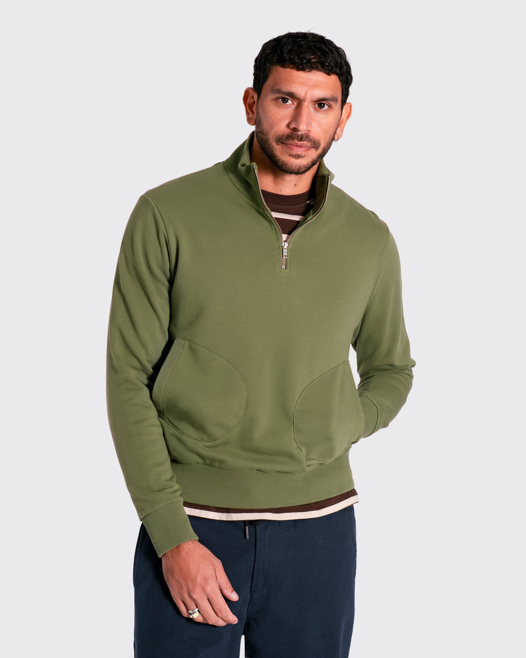 Funnel Neck Sweatshirt