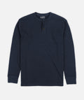 Seabed Waffle Henley Long Sleeve