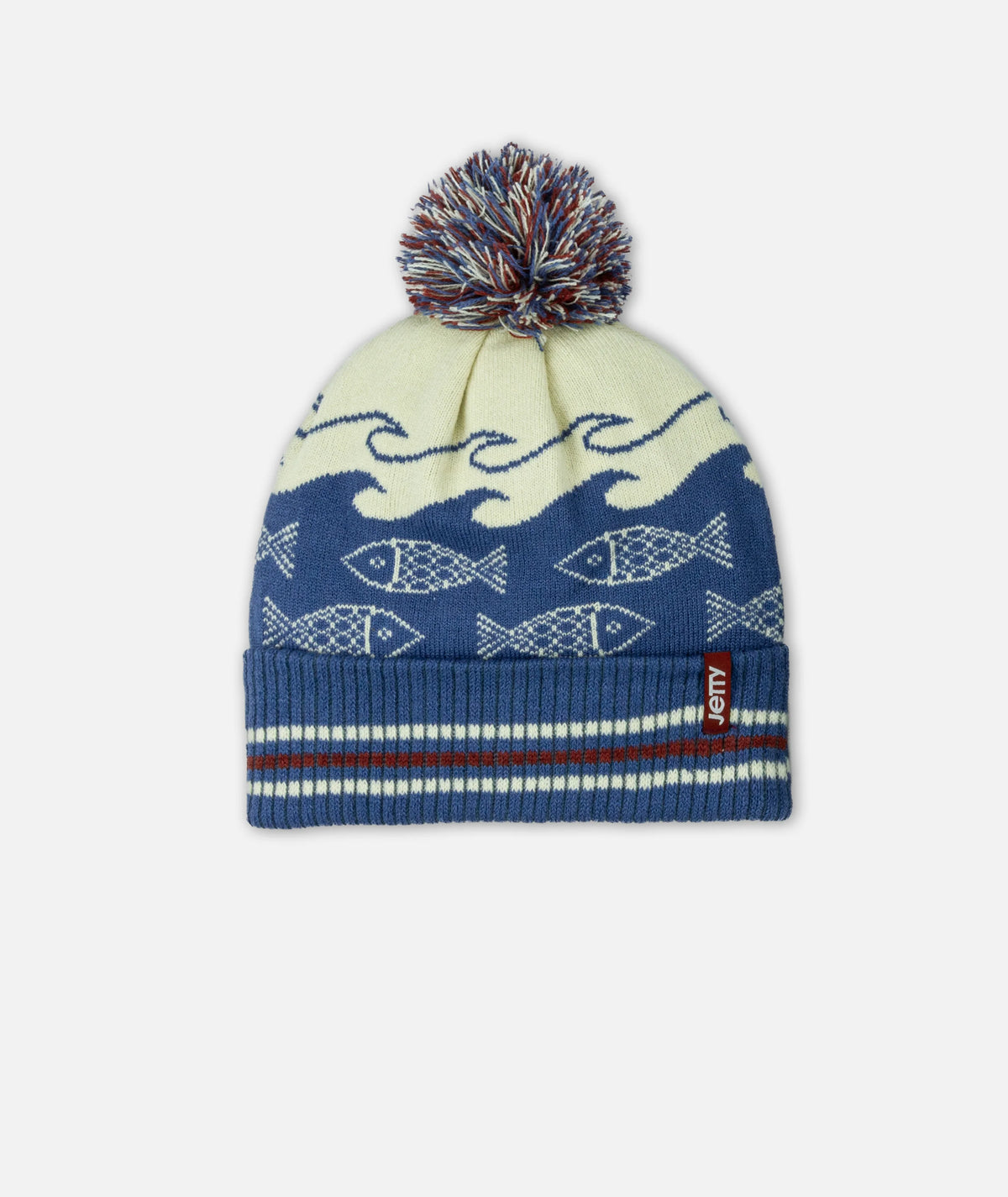 Fisheries Pom Beanie