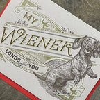 Card / My Wiener Longs