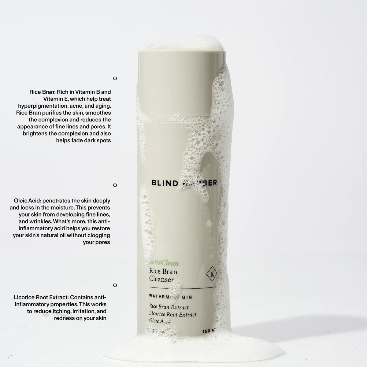 activClean Rice Bran Face Cleanser