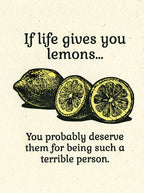 Lemons Greeting Card
