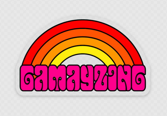 Gamayzing Clear Sticker