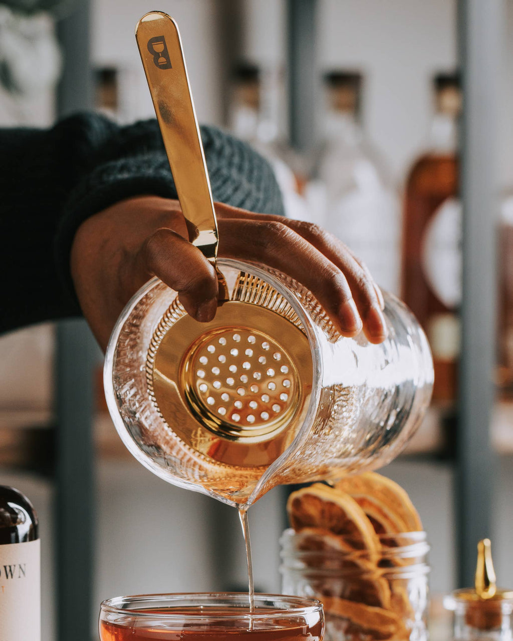Deluxe Antique-Style Hawthorne Strainer