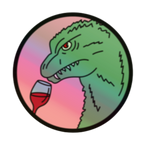 Holographic WineZilla Sticker