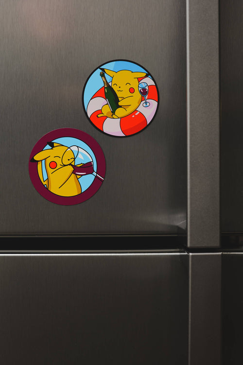 Burgundy Wine-achu Magnet