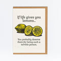 Lemons Greeting Card