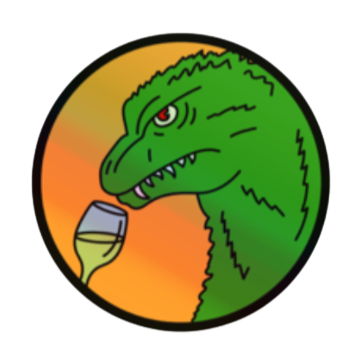 Holographic WineZilla Sticker