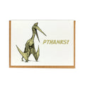 Pterosaur Thank You Greeting Card