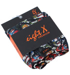 Black Comic Strip Print Boxers