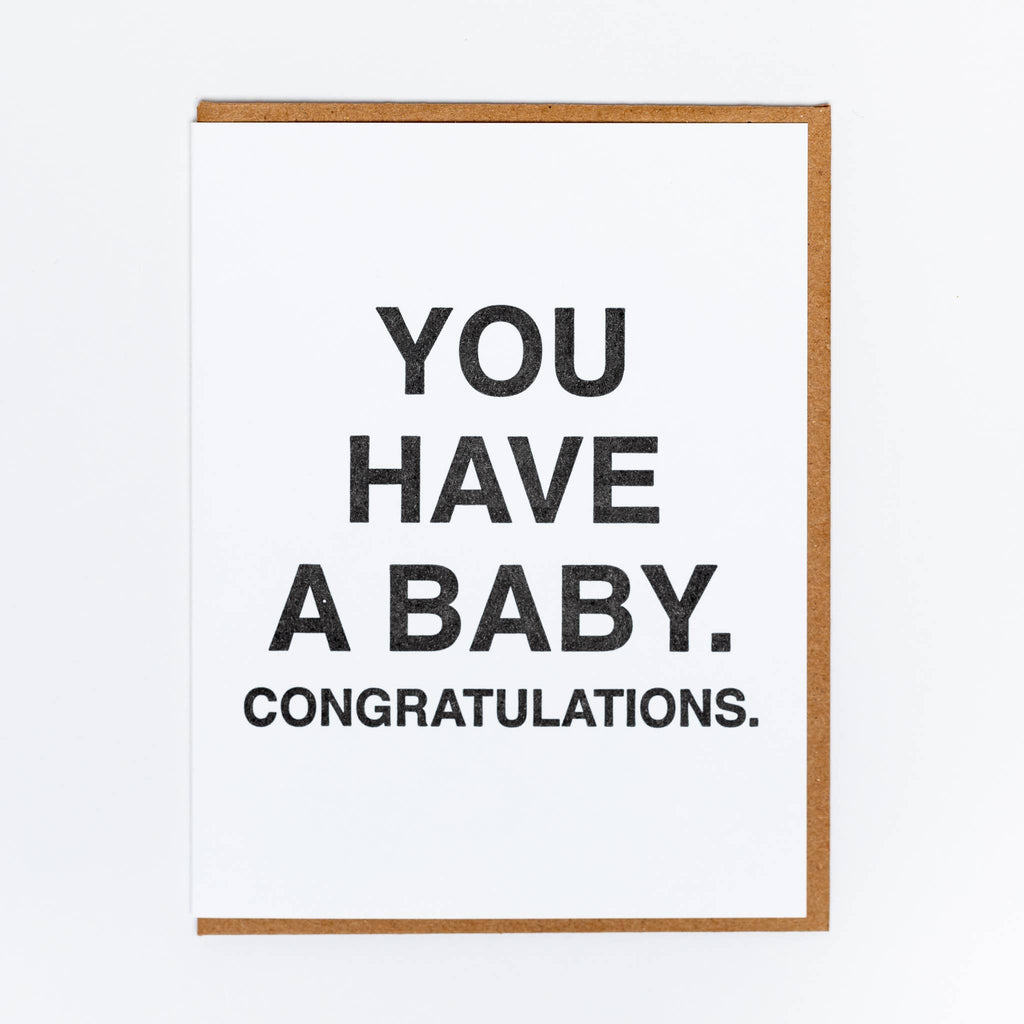 Generic Baby Greeting Card